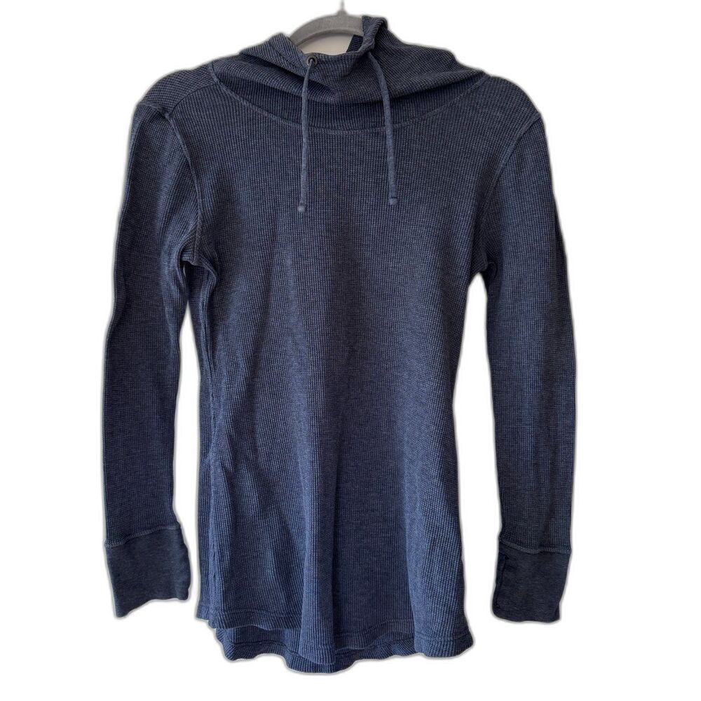 Patagonia Women's Hooded Waffle Tunic Organic Cotton Sz XS Base Layer